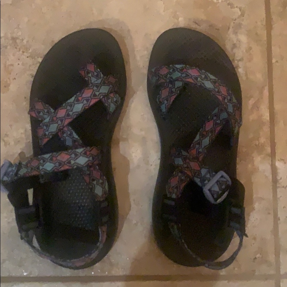 Chaco sandals size 8, multi colored